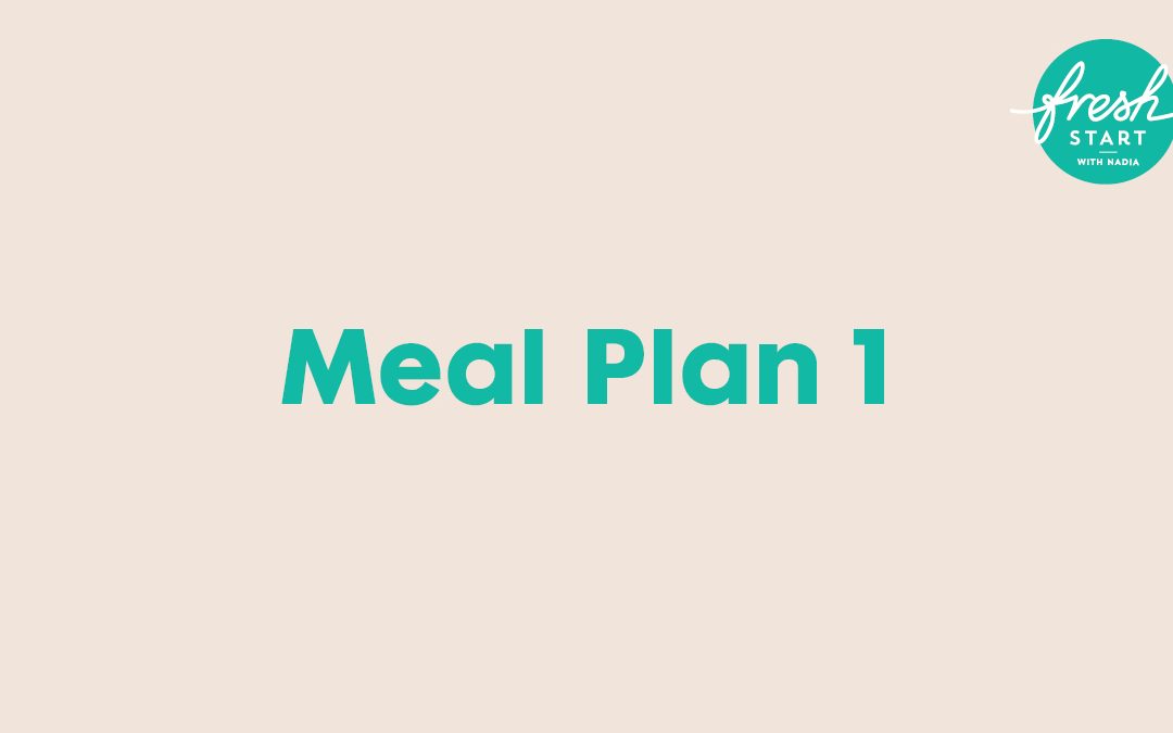 The Programme Plus Meal Plan 1