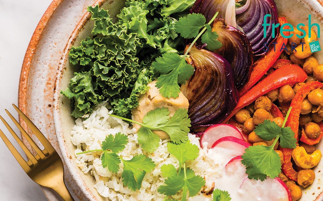 Turmeric Spiced Buddha Bowl with Tahini Yoghurt