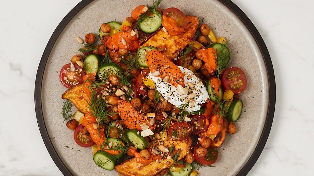 Greek Chickpea Loaded Kumara 1