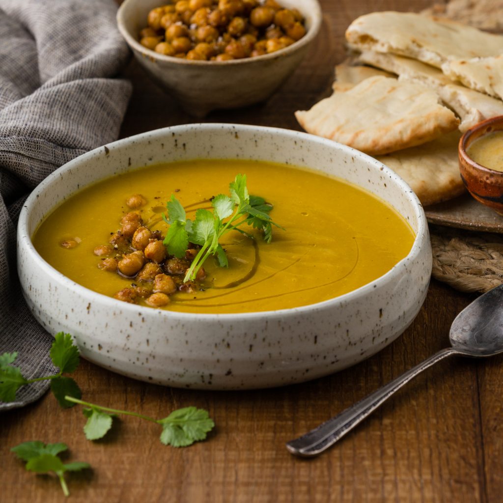 ww Indian Pumpkin Soup with Korma Roasted Chickpeas and Garlic Pita final Edit