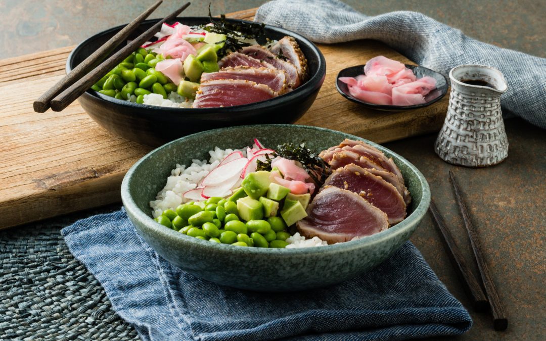 Seared Tuna Donburi Bowl