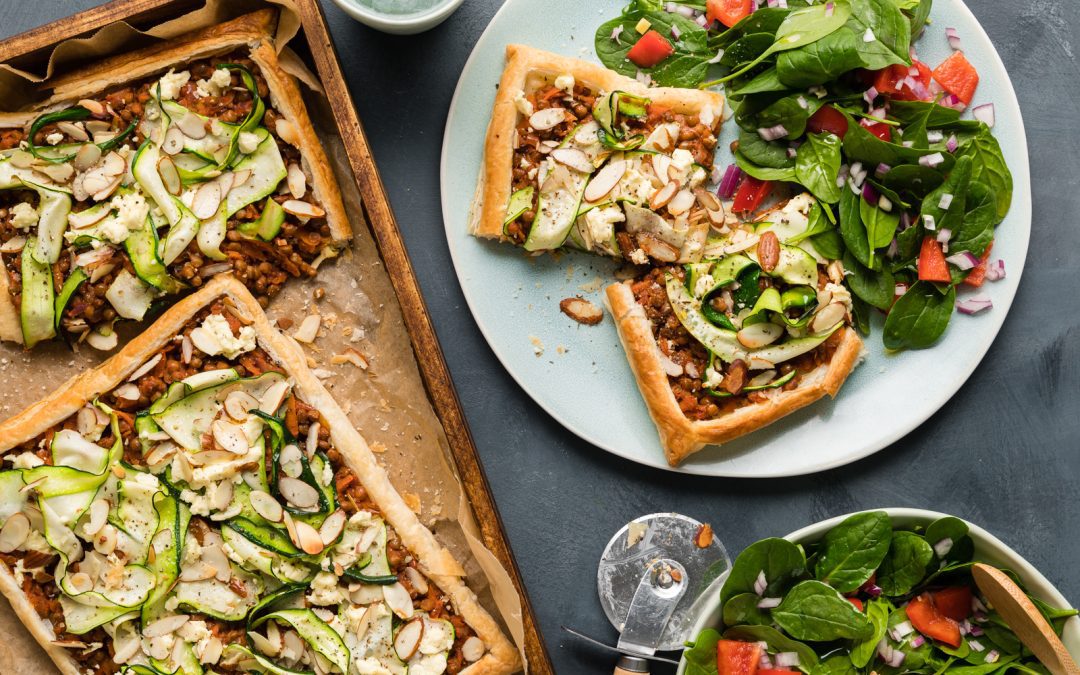 Lentil & Feta Tart