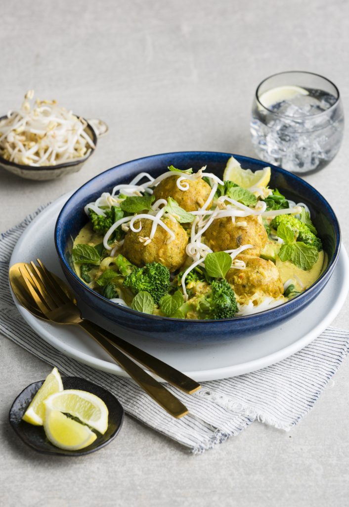 PB Malaysian Rendang Tofu Bowl with Rice Noodles