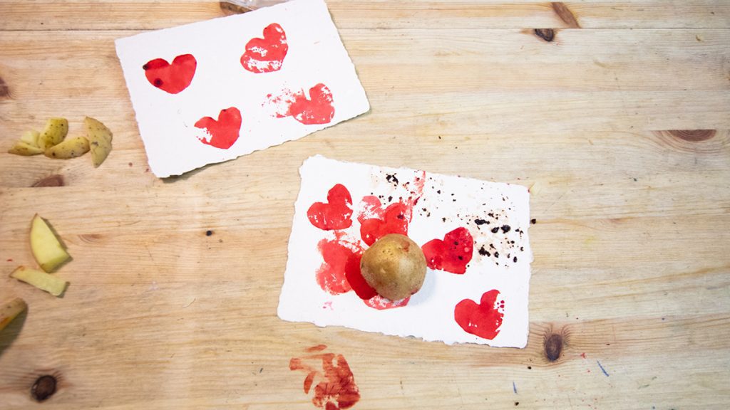 Potato Print Memory Game 1 potato 1