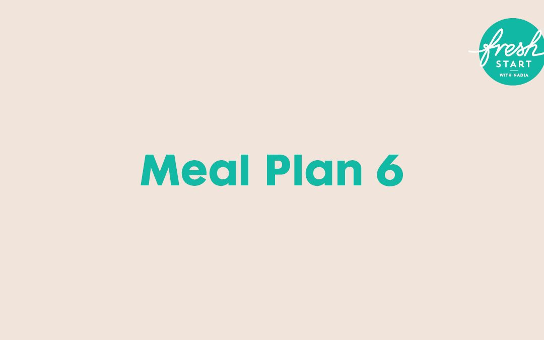 The Programme Plus Meal Plan 6