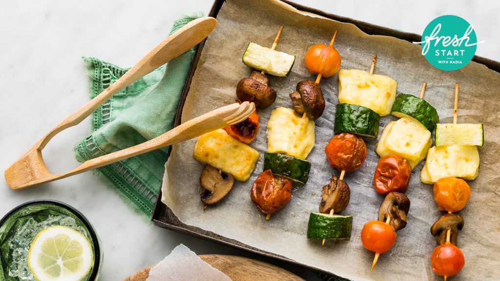 haloumi skewers