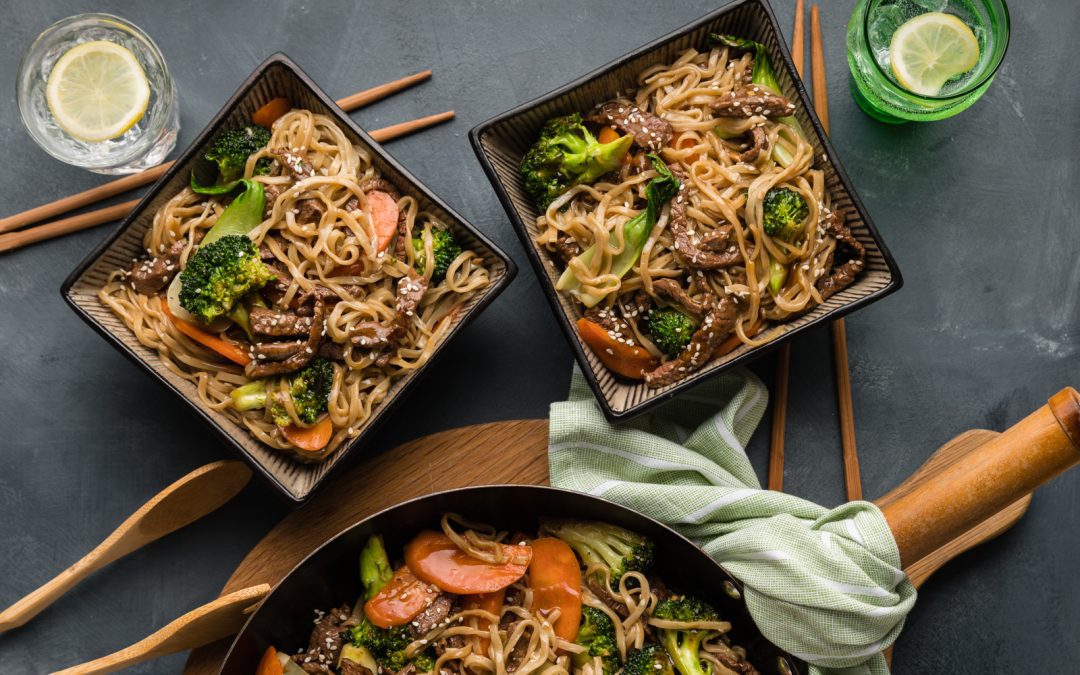 Teriyaki Beef with Egg Noodles & Stir-Fry