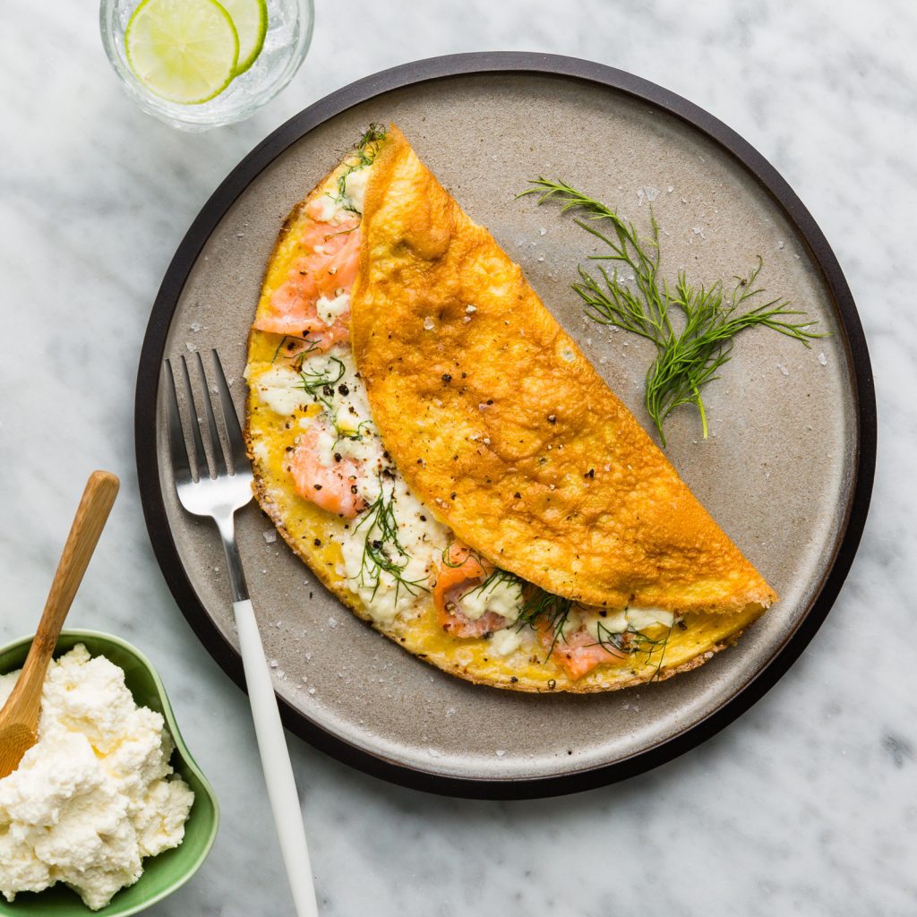 fs salmon and dill omlette 1