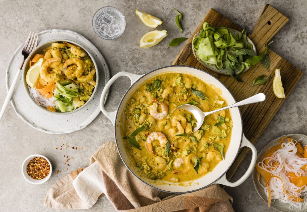 FS Curried Prawn Laksa with Vermicelli Thai Basil TVC