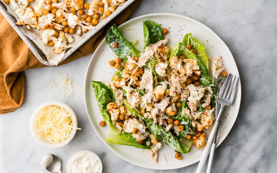 Fresh Start Restart: Winter Chicken Caesar with Smoky Cauliflower & Parmesan Mayo