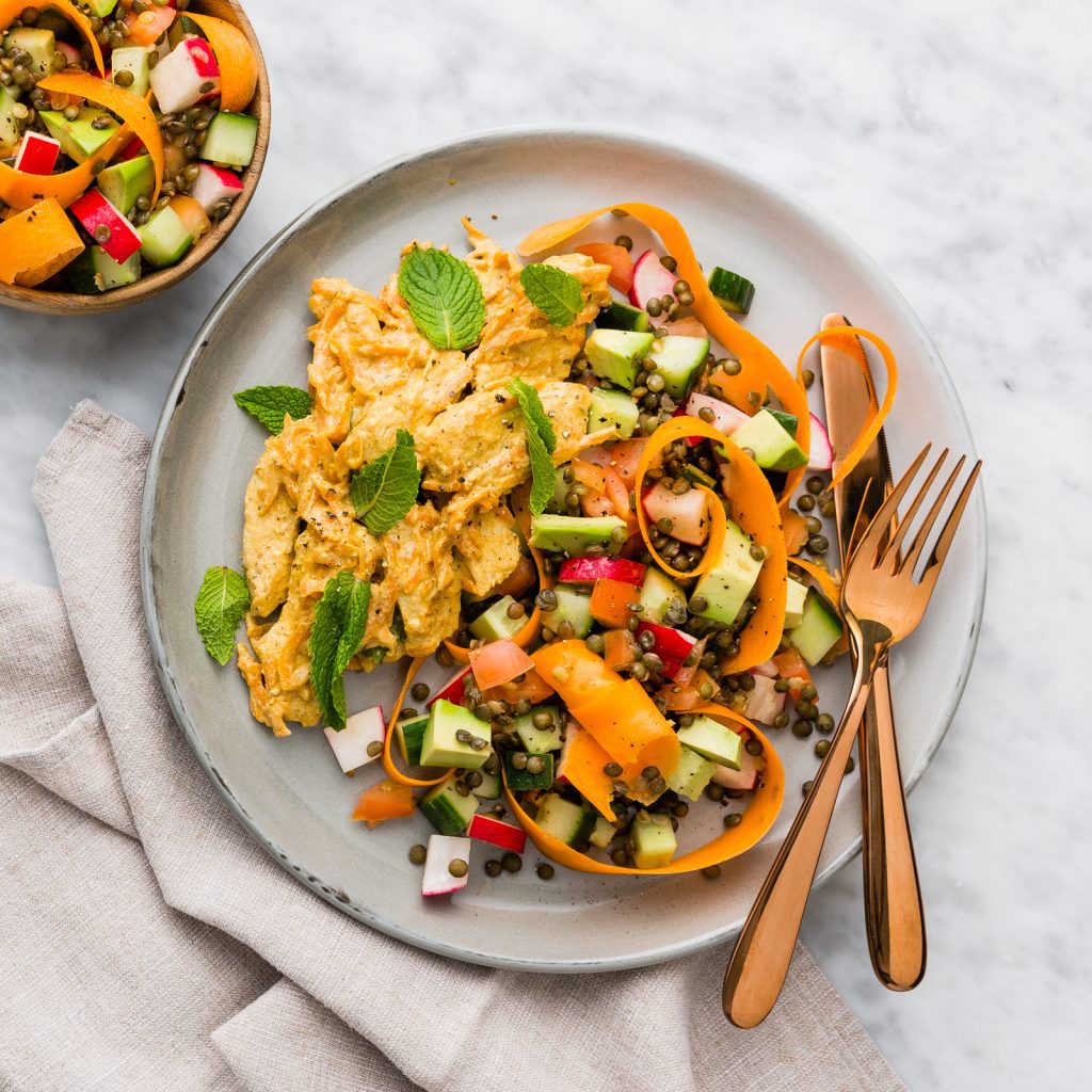 FS Tandoori Yoghurt Chicken with Summer Lentil Salad 1