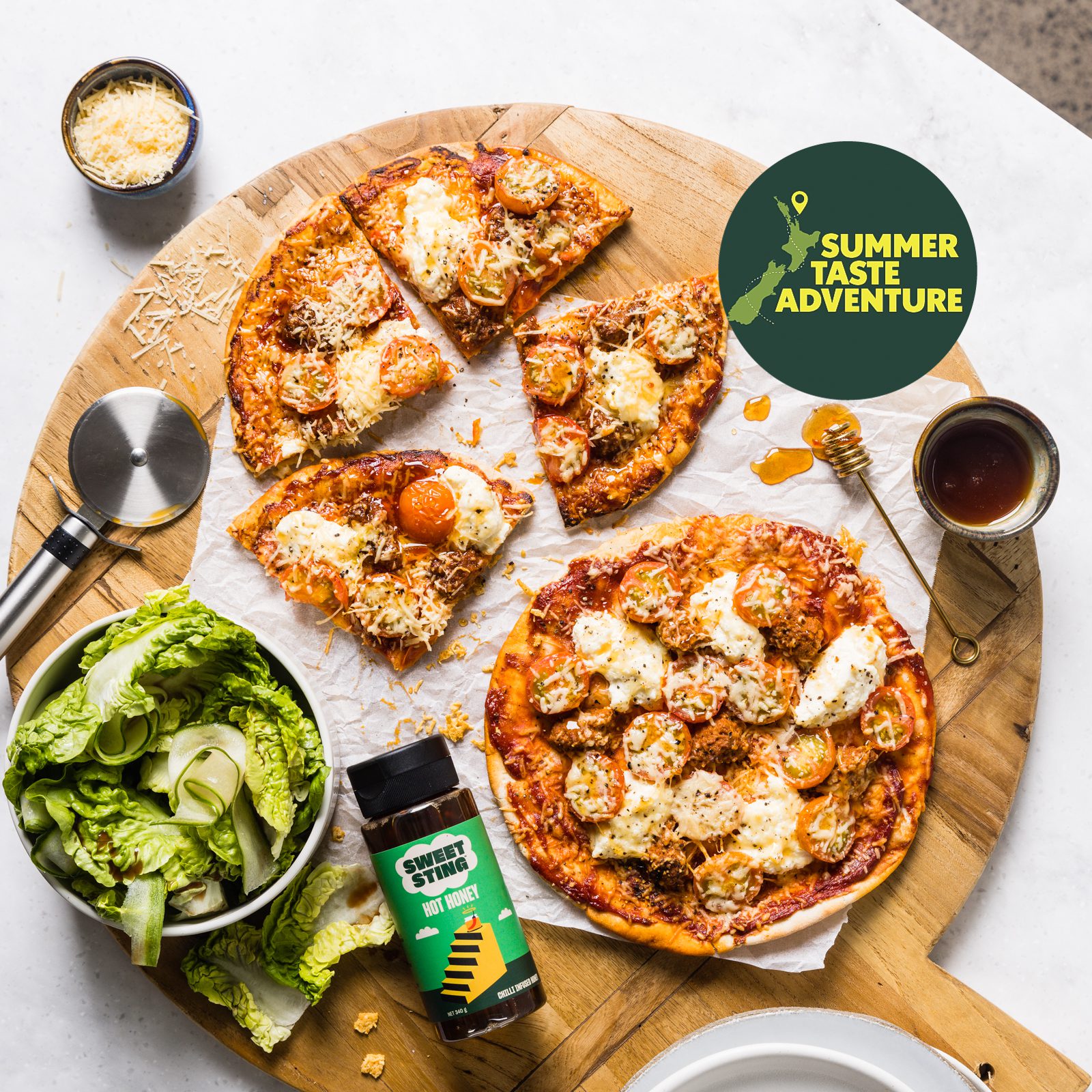 MC Chefs Pick Spicy Nduja Ricotta Pizza with Sweet Sting Honey card 2