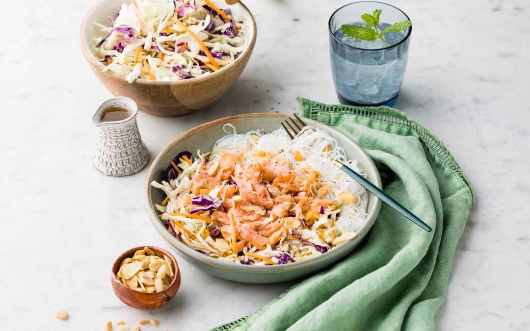 Fresh Start’s Thai Salmon Noodle Bowl