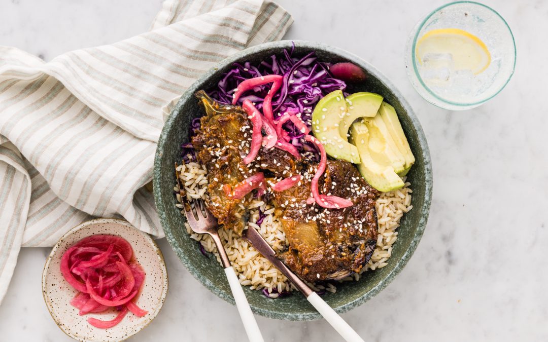 Gut Heroes Bowl’d Series: Miso Glazed Eggplant