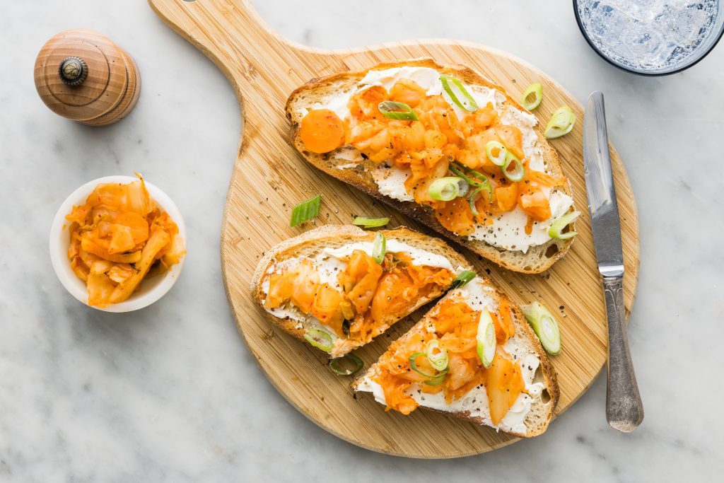 FS Gut Health Bonus Kimchi Cream Cheese Toast BLOG 1