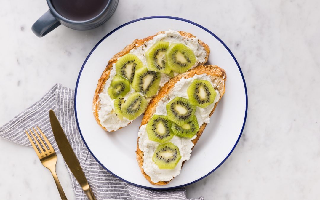 Gut Heroes Sourdough Series: Kiwifruit & Ricotta Toast