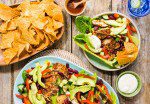 C Mexican Chicken Summer Salad with Corn Chips Sour Cream BLOG