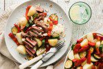 C Smoky Beef Steaks with Grilled Veggies Hollandaise Sauce BLOG