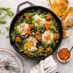 FS Green Shakshuka with Feta Cumin