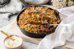 Plum Pear French Toast Bake with Hazelnut Crumb Greek Yoghurt BLOG