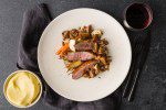 g Duck Au Vin with Truffle Mash Baby Carrots Turnips BLOG