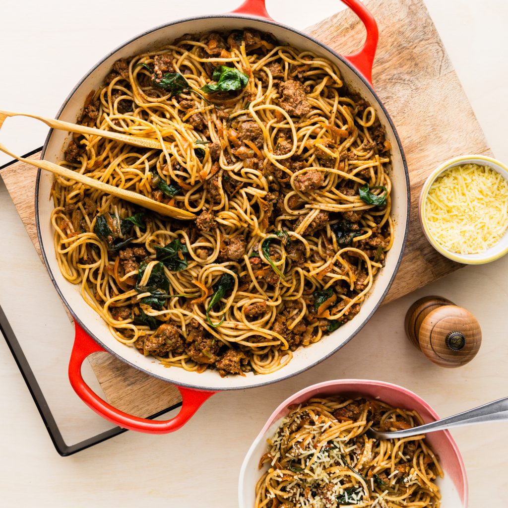 BB Classic Beef Spaghetti Bolognese with Parmesan