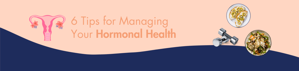 hormonal health banner for blog post