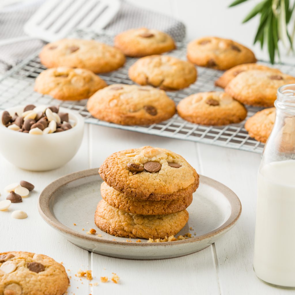 K Double chocolate cookies