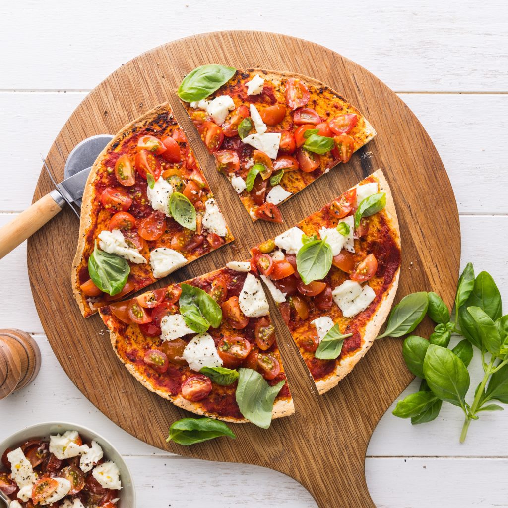 K Low Carb Bruschetta Pizza