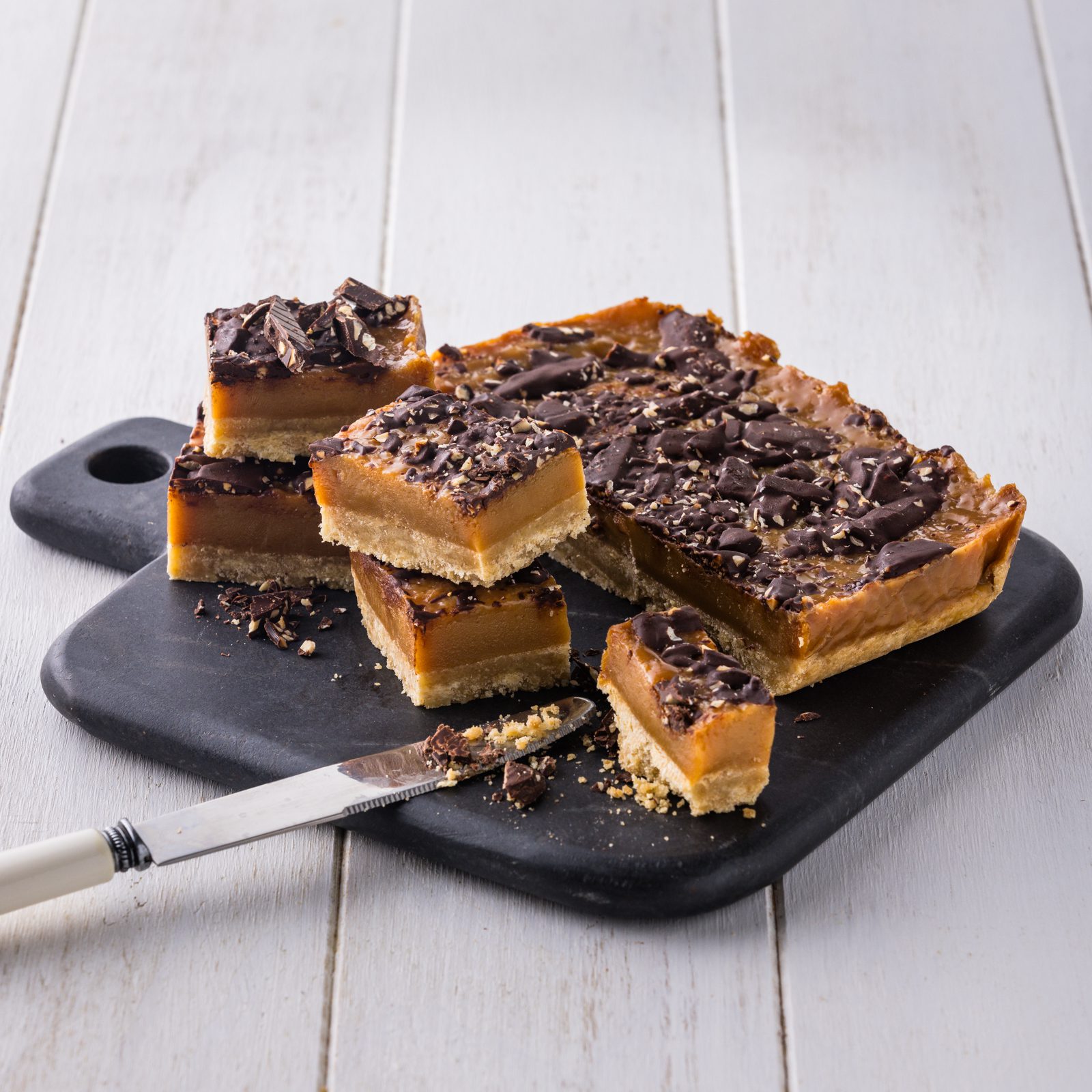 Toffee & Chocolate Slice Blog Add On Recipes Bargain Box My
