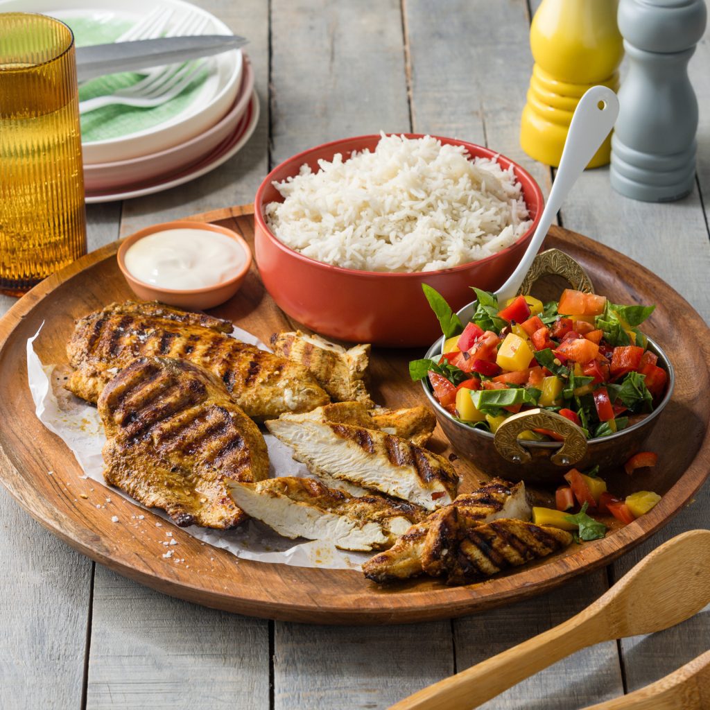 BB BBQ Curried Chicken Steaks with Mango Salsa 2