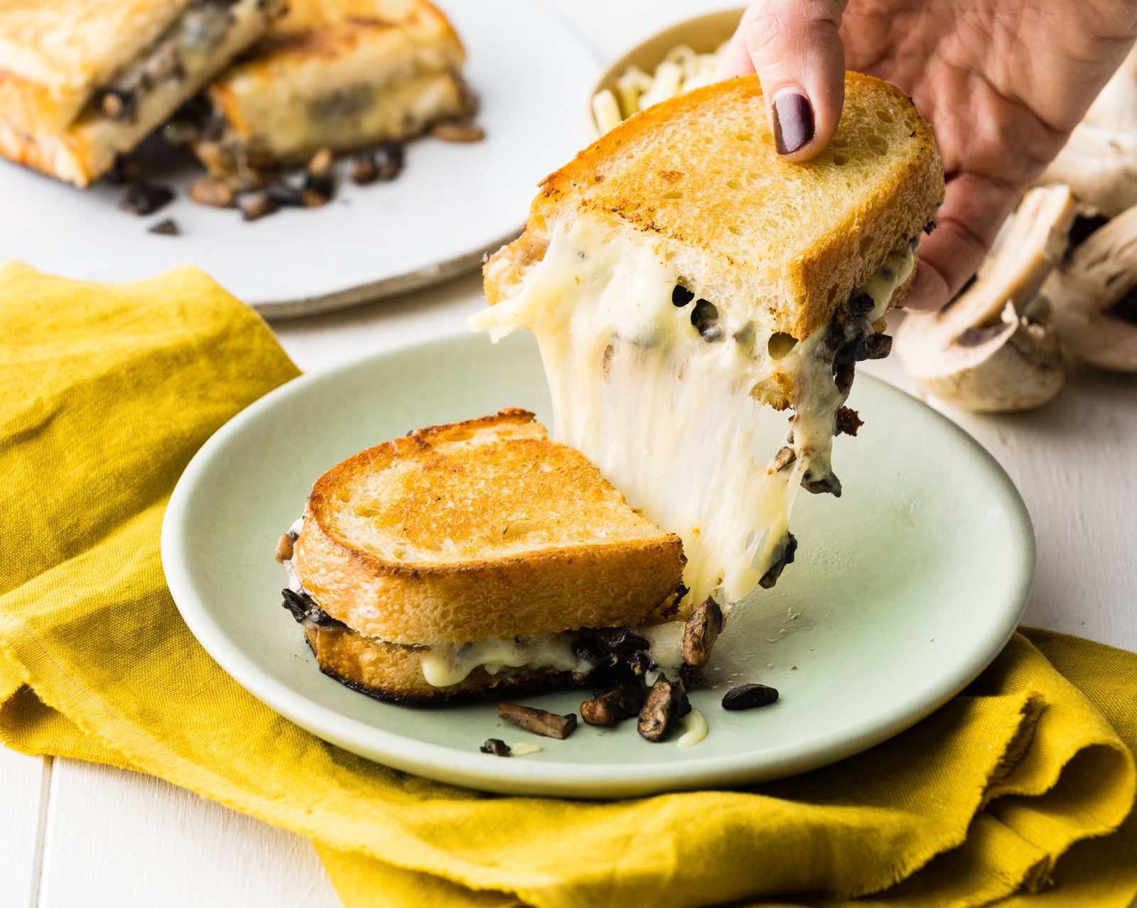 Truffle & Mushroom Toasties Blog Add On Recipes Bargain Box My