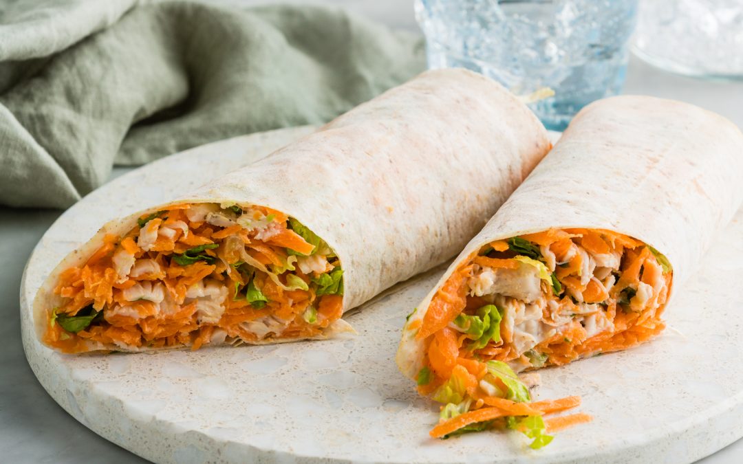 Miso Sesame Chicken Wrap