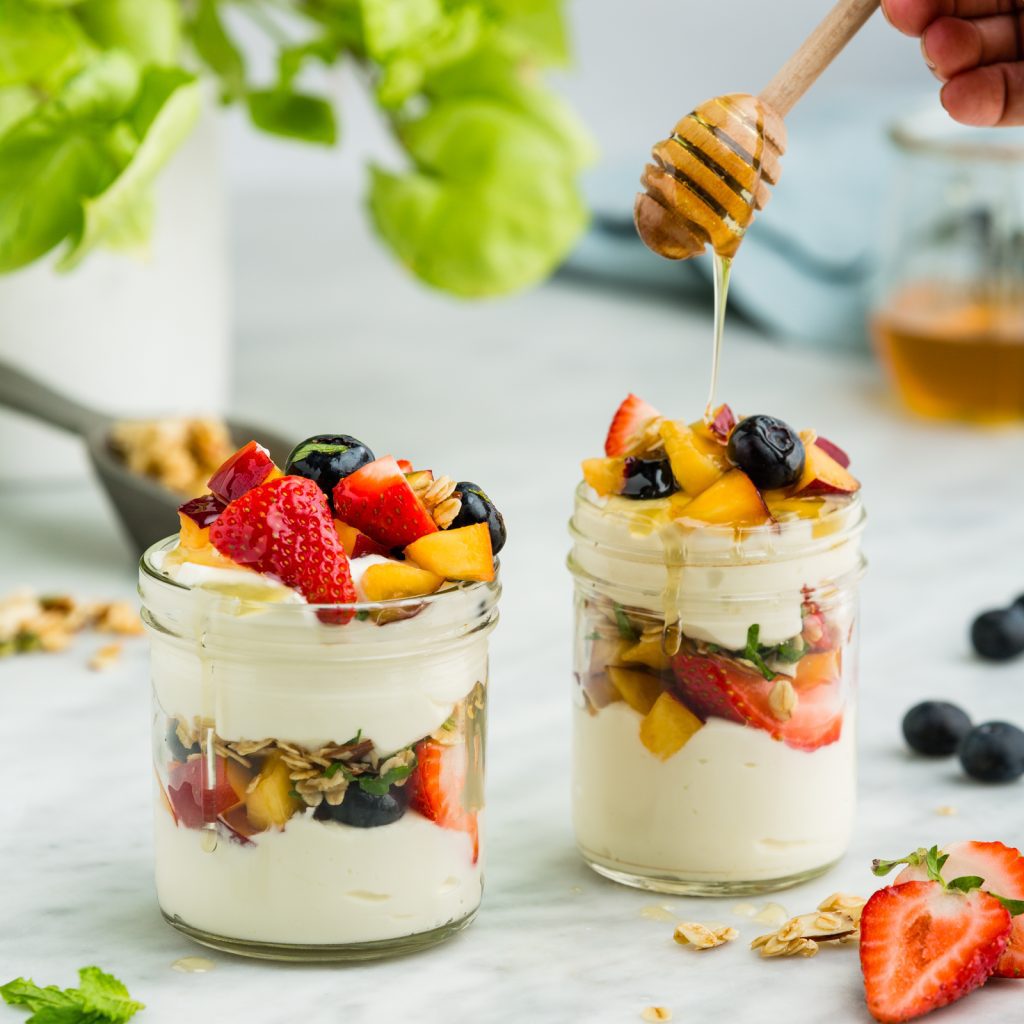 Fruit Parfait with Quick Granola Crumb MED SQUARE