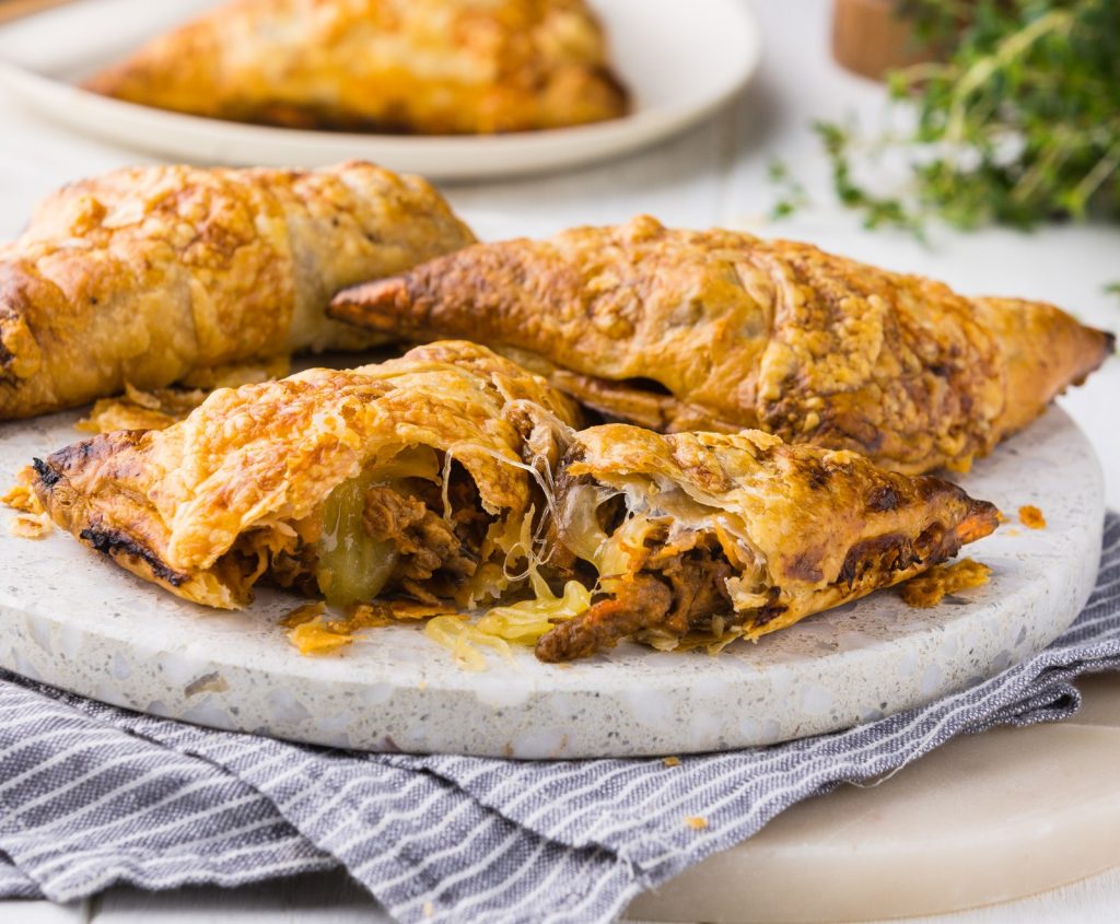K Cheese Pulled Fable Mushroom Pies