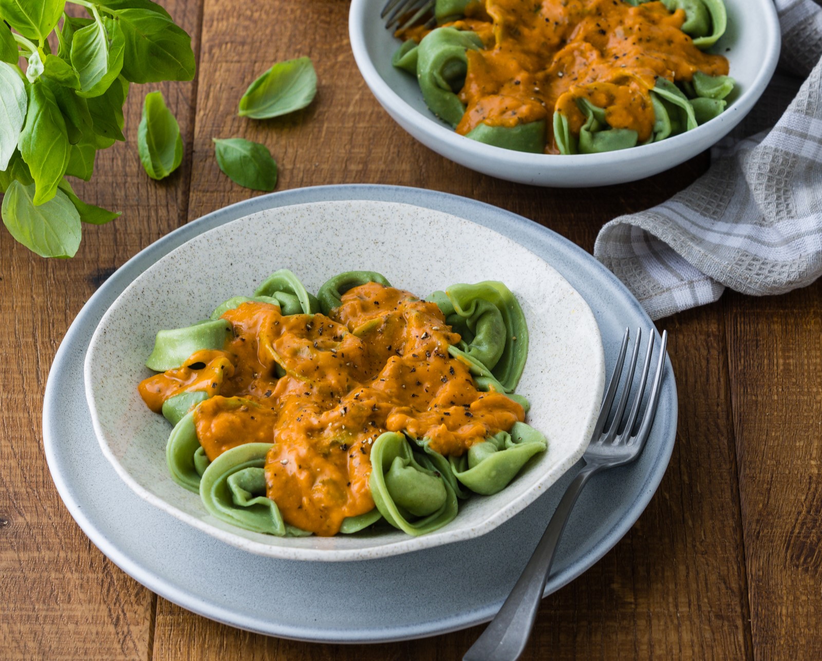 Three Cheese & Spinach Tortellini With Creamy Tomato Sauce Blog Add