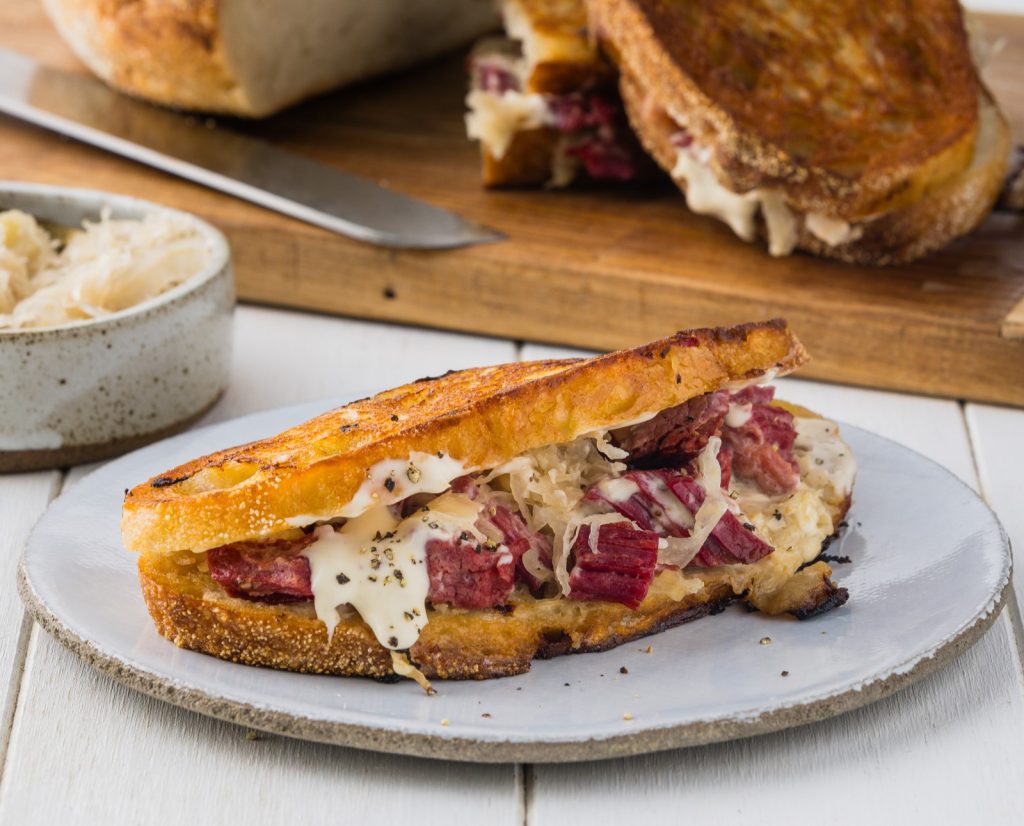 K Grilled Reuben Sandwich Serves 4