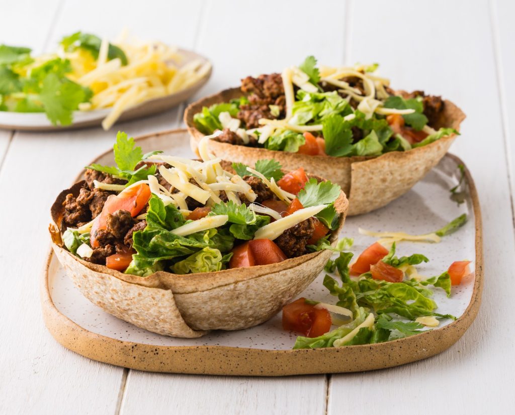 K Summer Beef Nacho Bowls