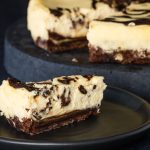 K Black White Chocolate Marble Cheesecake