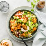 MC Smoky Tofu Fajita Bowl with Avocado Coriander