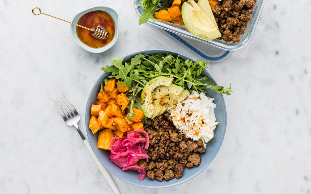 High Protein Kūmara and Beef Bowls
