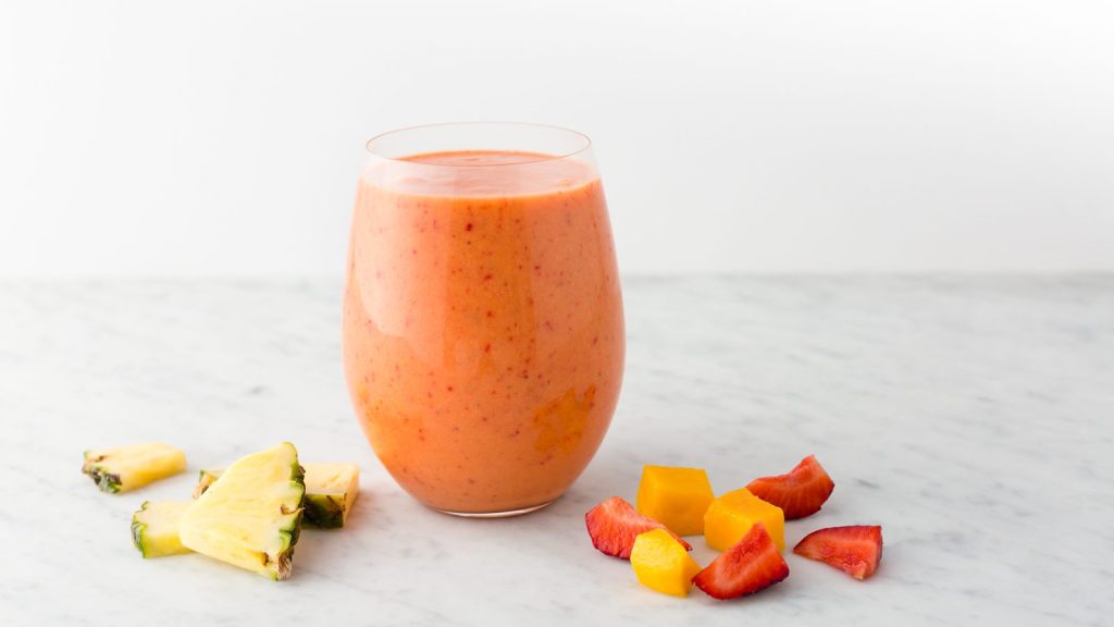 tropical fruit smoothie edited