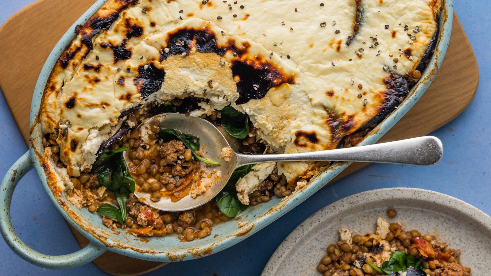 Staying energised: how to get enough iron when life gets busy 1 FS Meal Preppers Lamb Lentil Moussaka with Yoghurt Feta edited 1