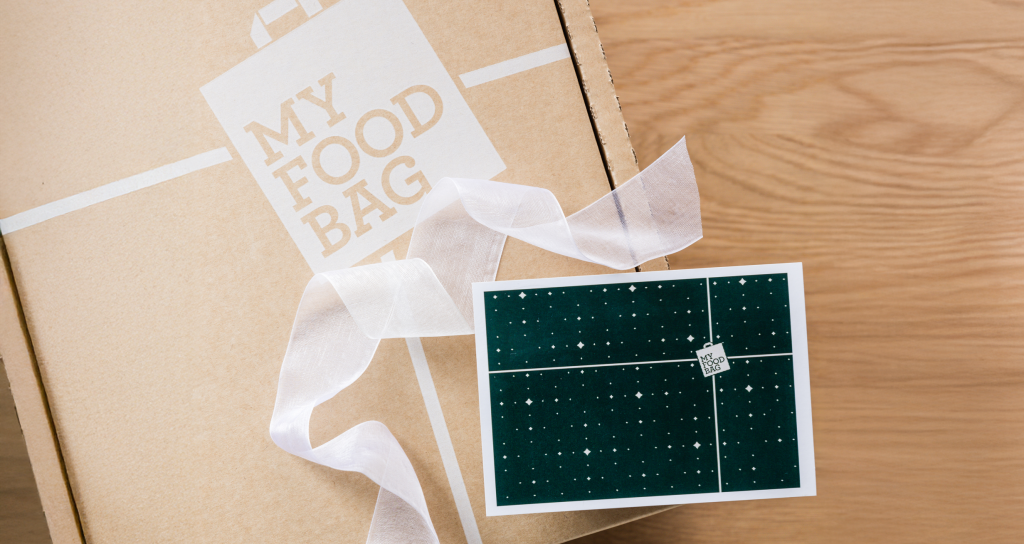 A My Food Bag Gift Box and Card.