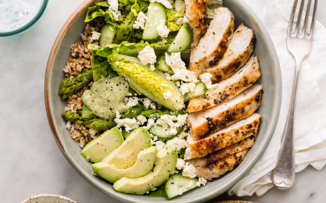 Chicken & Asparagus Nourish Bowl