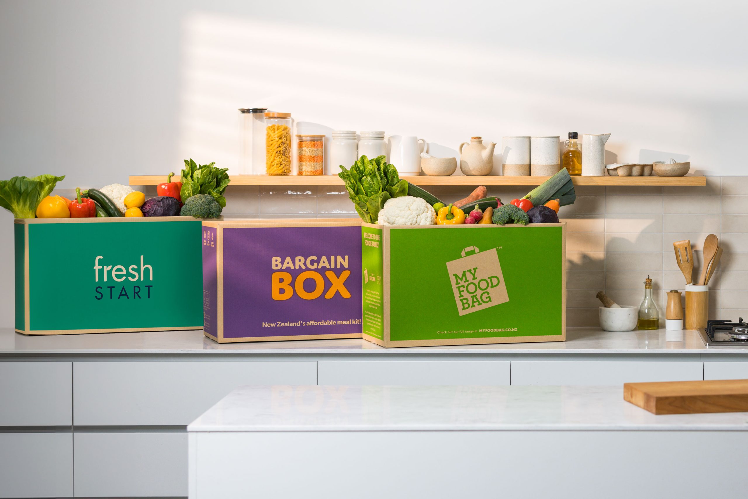 My Food Bag, Bargain Box and Fresh Start meal kit brands